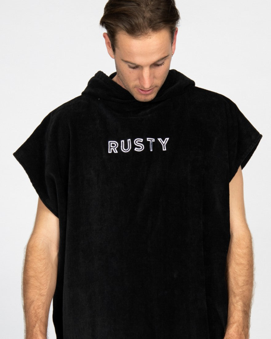 RUSTY JUST SURFING CHANGE HOODED TOWEL