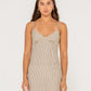 RUSTY SANDY STRIPE MINI DRESS