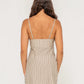 RUSTY SANDY STRIPE MINI DRESS