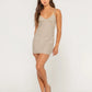 RUSTY SANDY STRIPE MINI DRESS