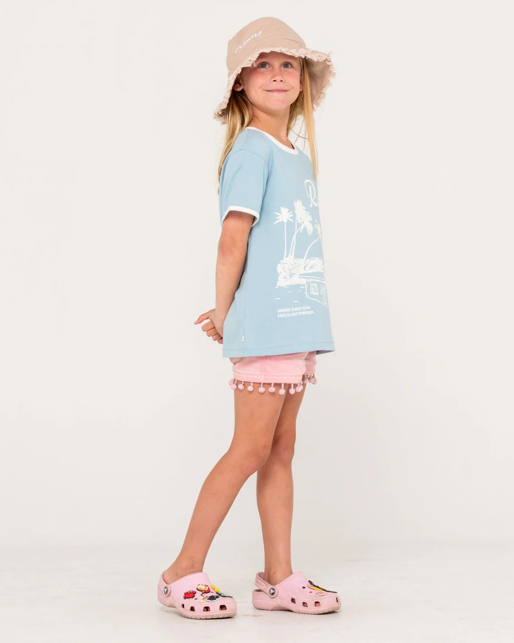 RUSTY GLIMMER BUCKET HAT GIRLS