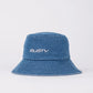 RUSTY MISS ME DENIM BUCKET HAT