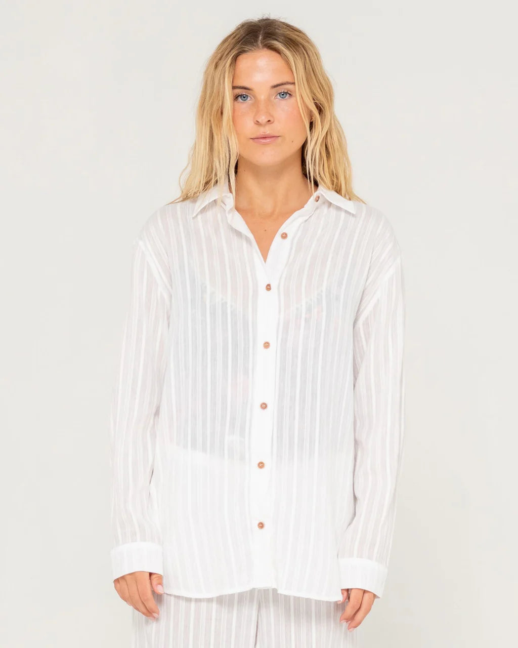 RUSTY CICI SHEER OVERSHIRT