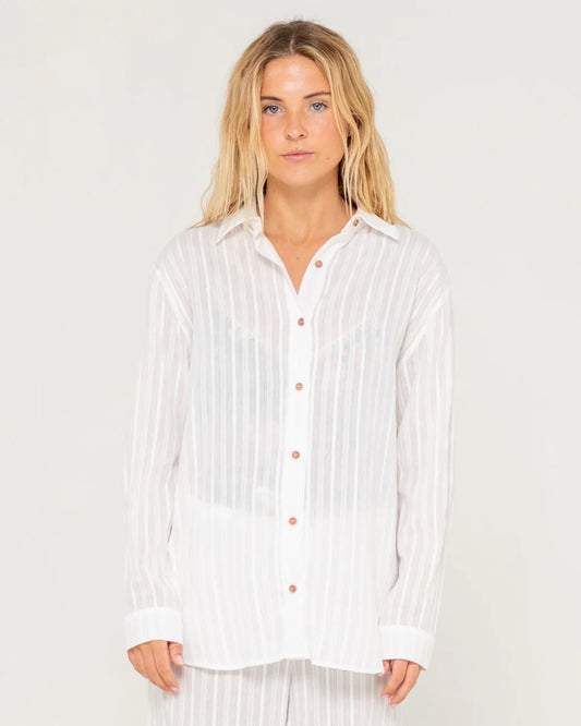 RUSTY CICI SHEER OVERSHIRT