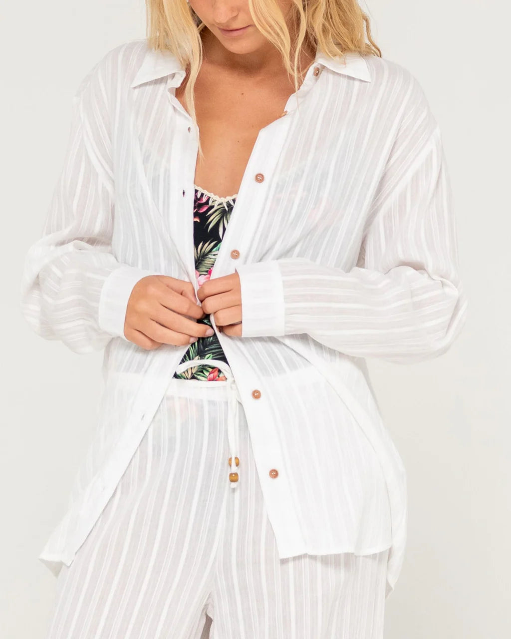 RUSTY CICI SHEER OVERSHIRT