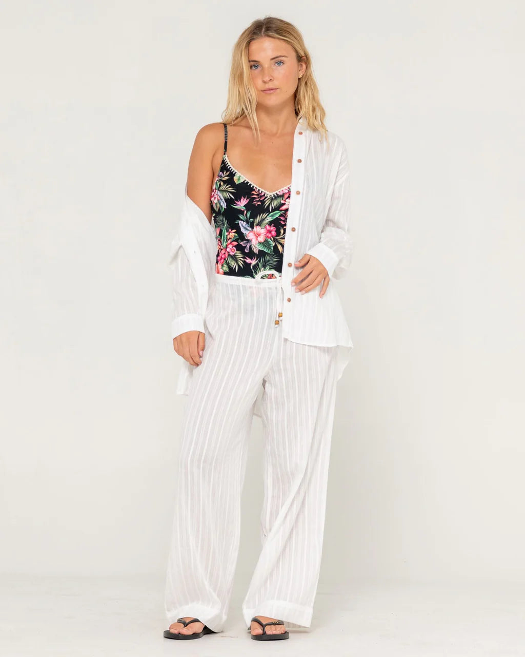 RUSTY CICI SHEER BEACH PANT