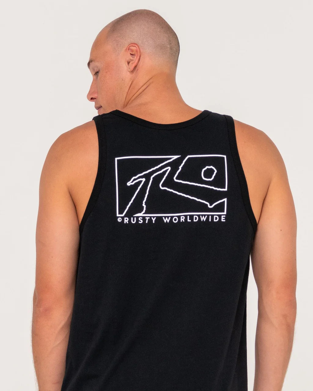 RUSTY BOXED OUT TANK