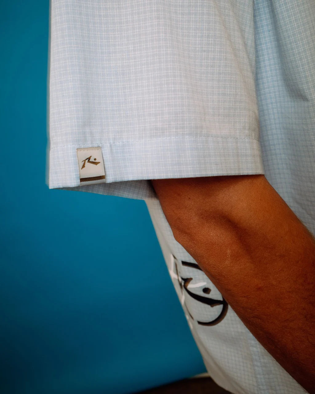 RUSTY HOODUS CHECK SHORT SLEEVE SHIRT