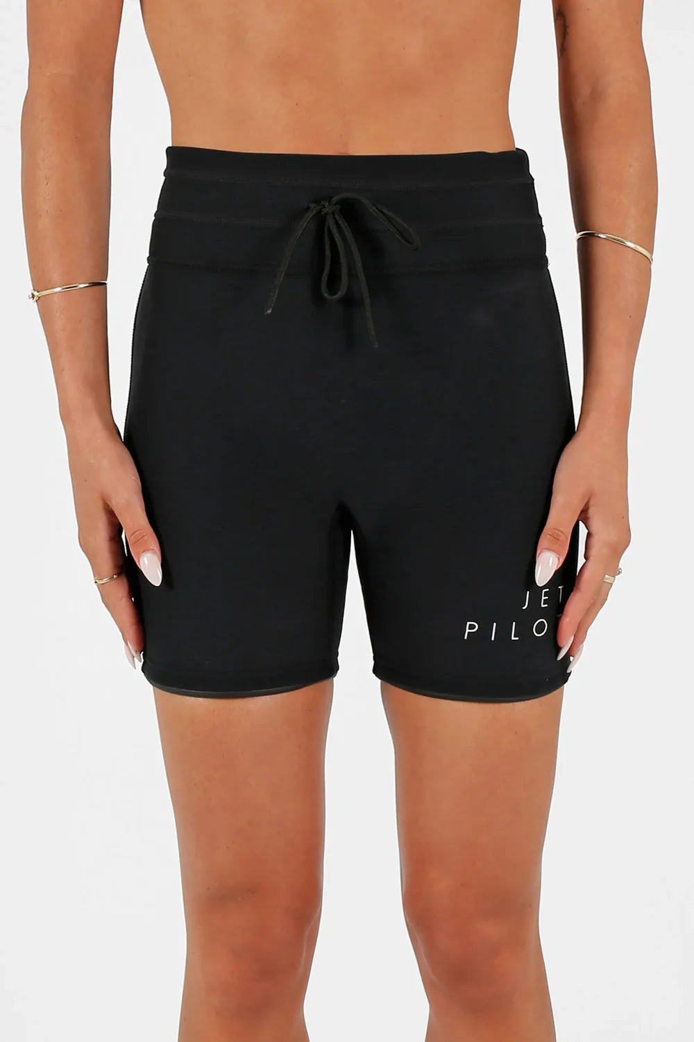 JETPILOT WOMANS CORP 5" HIGH WAISTED NEO SHORTS