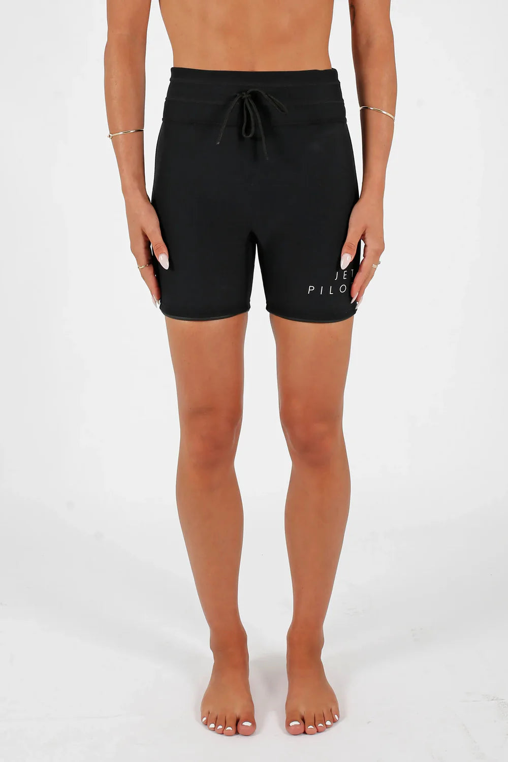 JETPILOT WOMANS CORP 5" HIGH WAISTED NEO SHORTS