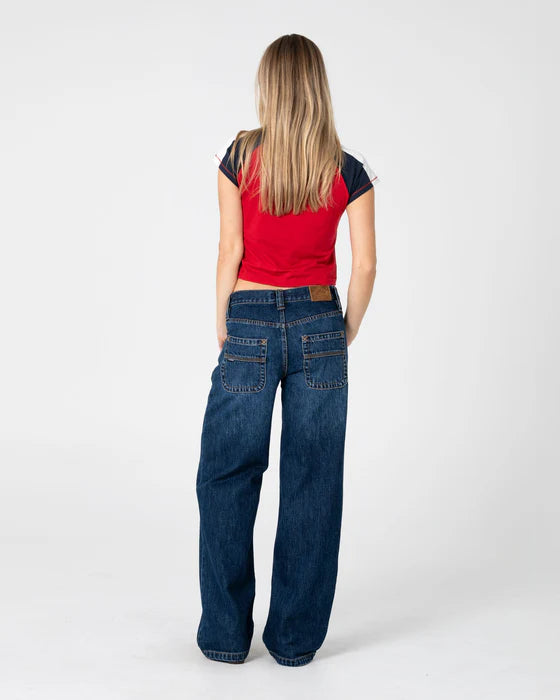 RUSTY SUZY STRAIGHT LOW RISE JEAN 2.0