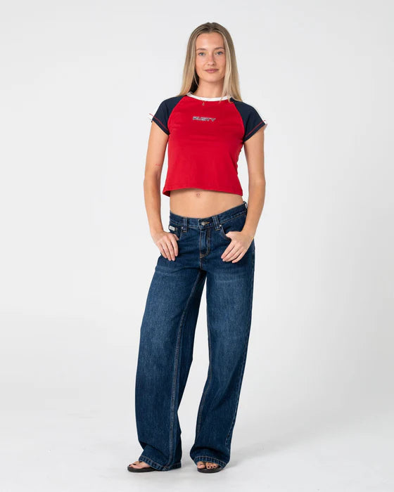 RUSTY SUZY STRAIGHT LOW RISE JEAN 2.0