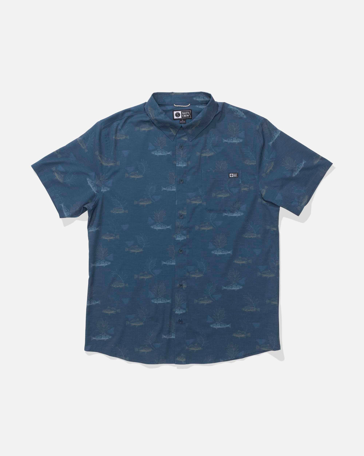 SALTY CREW BREEZER PERF BUTTON UP SHIRT