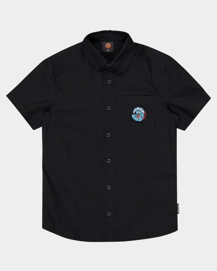 SANTA CRUZ SCREAMING WAVE PATCH SS SHIRT