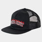 SANTA CRUZ FLAMED COLLEGIATE ARCH TRUCKER CAP