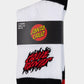 SANTA CRUZ FLAMED STACK UPSIDE DOWN CREW SOCKS- BOYS