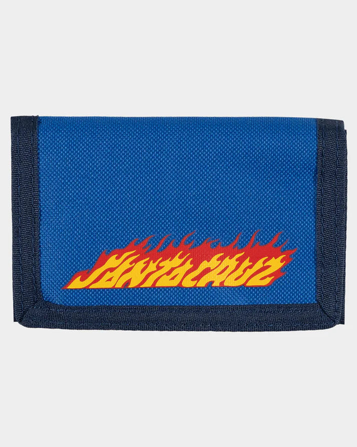 SANTA CRUZ FLAME RINGED DOT VELCRO WALLET