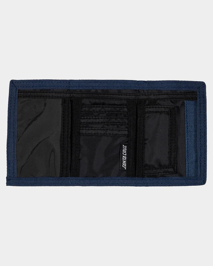 SANTA CRUZ FLAME RINGED DOT VELCRO WALLET