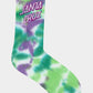 SANTA CRUZ STACK STRIP CREW SOCKS 2 PK