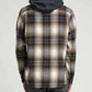 SALTY CREW CHECK FLANNEL HOODED SHIRT
