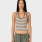 RUSTY HALLEY HALTER TOP