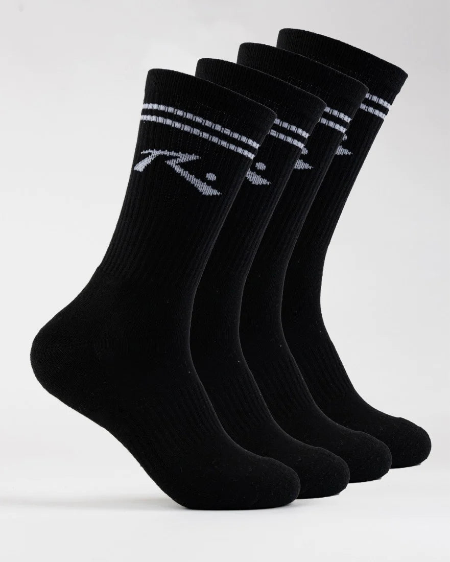 RUSTY COMP MID CALF 4 PACK SOCKS