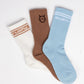 RUSTY SHAKE UP CREW 3-SOCK PACK