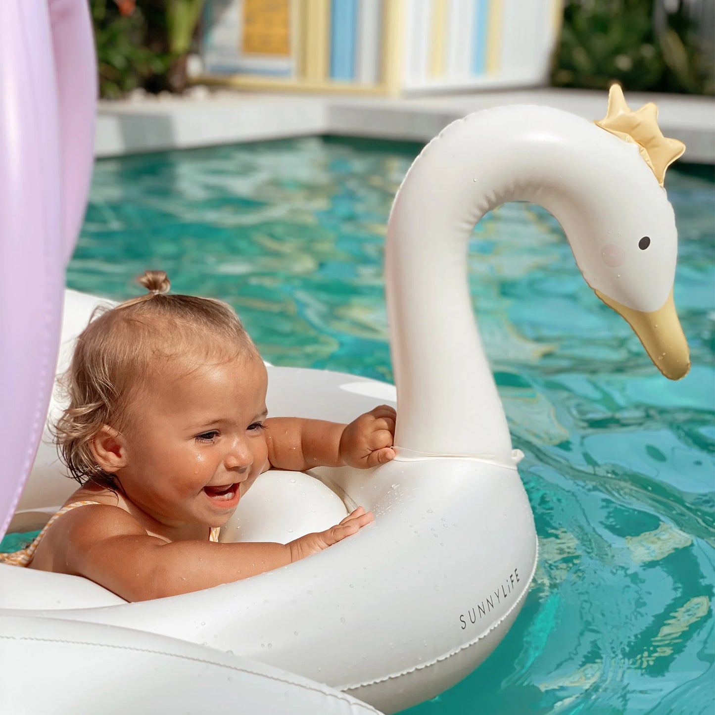 SUNNYLiFE BABY FLOAT PRINCESS SWAN