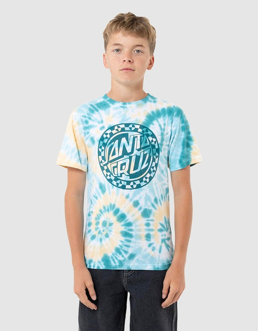 SANTA CRUZ MALBA CRASH DOT MONO FRONT TEE