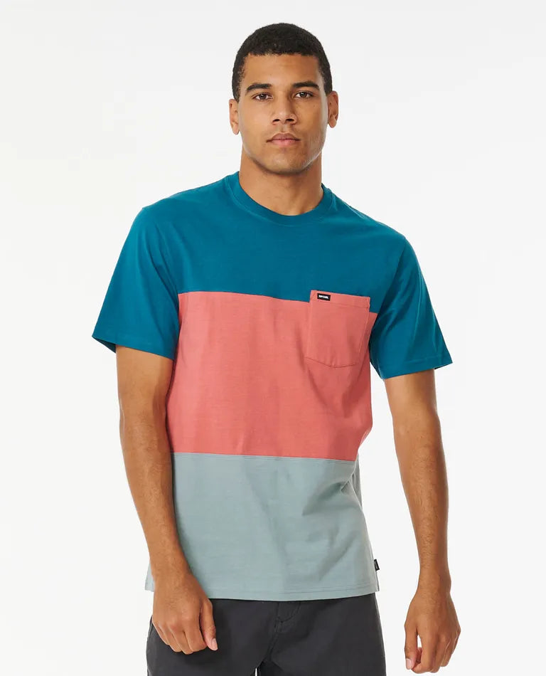 RIPCURL MENS DIVIDED TEE