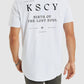 KISS CHACEY FORLORN DUAL CURVED RAW V-NECK MENS SHORT SLEEVE TEE