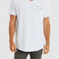 KISS CHACEY FORLORN DUAL CURVED RAW V-NECK MENS SHORT SLEEVE TEE