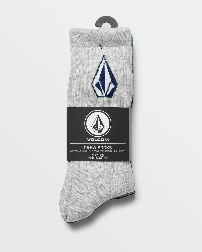 VOLCOM FULL STONE SOCK 3PK