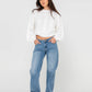 RUSTY FOLKTALE CROP CHUNKY KNIT JUMPER