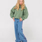 RUSTY ESSENTIALS HOODED FLEECE GIRLS
