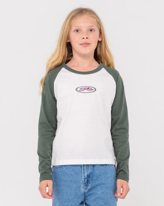 RUSTY GIRLS HERITAGE LS TEE