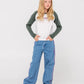 RUSTY GIRLS HERITAGE LS TEE