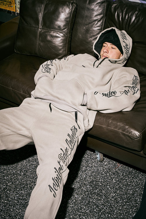 JET PILOT DARK SCRIPT PULL OVER HOODIE