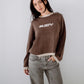 RUSTY RIDER RELAXED CREW NECK KNIT JUMPER