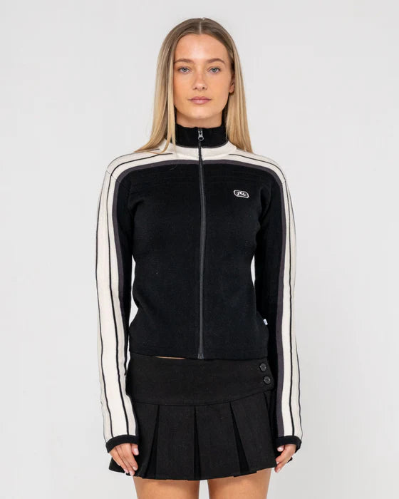 RUSTY DADDY GB ZIP THROUGH KNIT