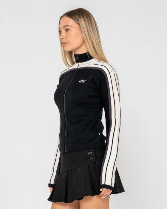 RUSTY DADDY GB ZIP THROUGH KNIT
