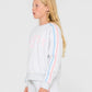 RUSTY GIRLS TEAM VARSITY CREW FLEECE