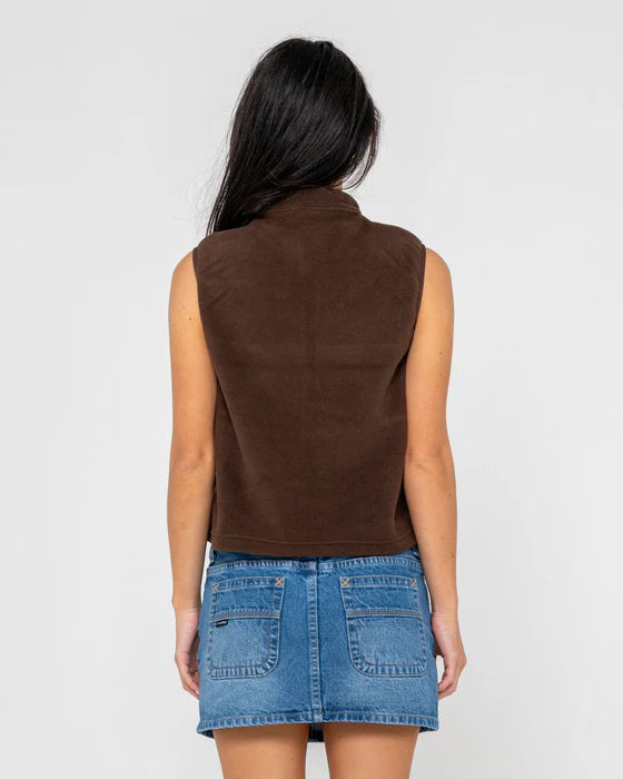 RUSTY BLESS UP POLAR FLEECE VEST