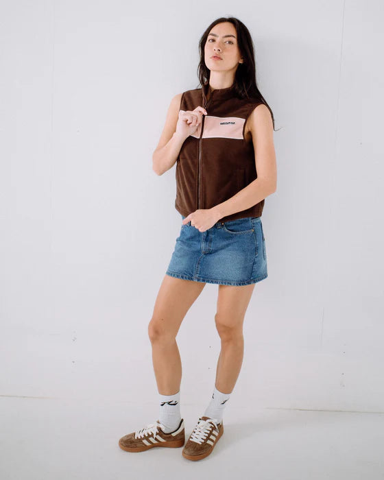 RUSTY BLESS UP POLAR FLEECE VEST