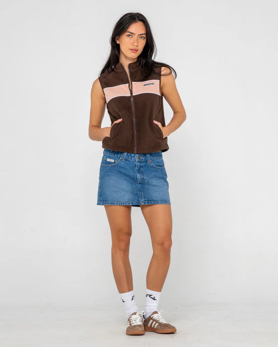 RUSTY BLESS UP POLAR FLEECE VEST