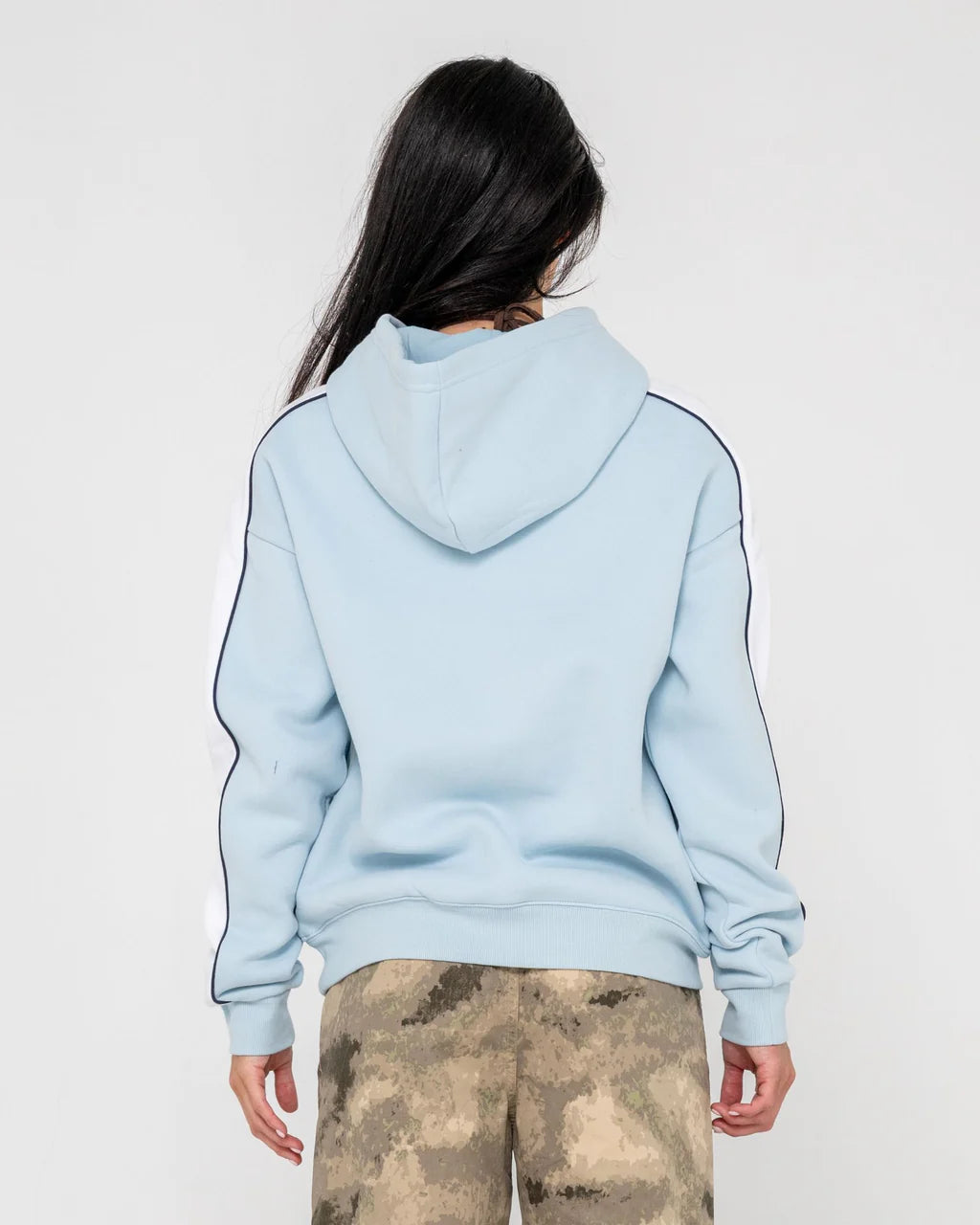 RUSTY WOMENS HAILSTONE OVERSIZED HOODED FLEECE