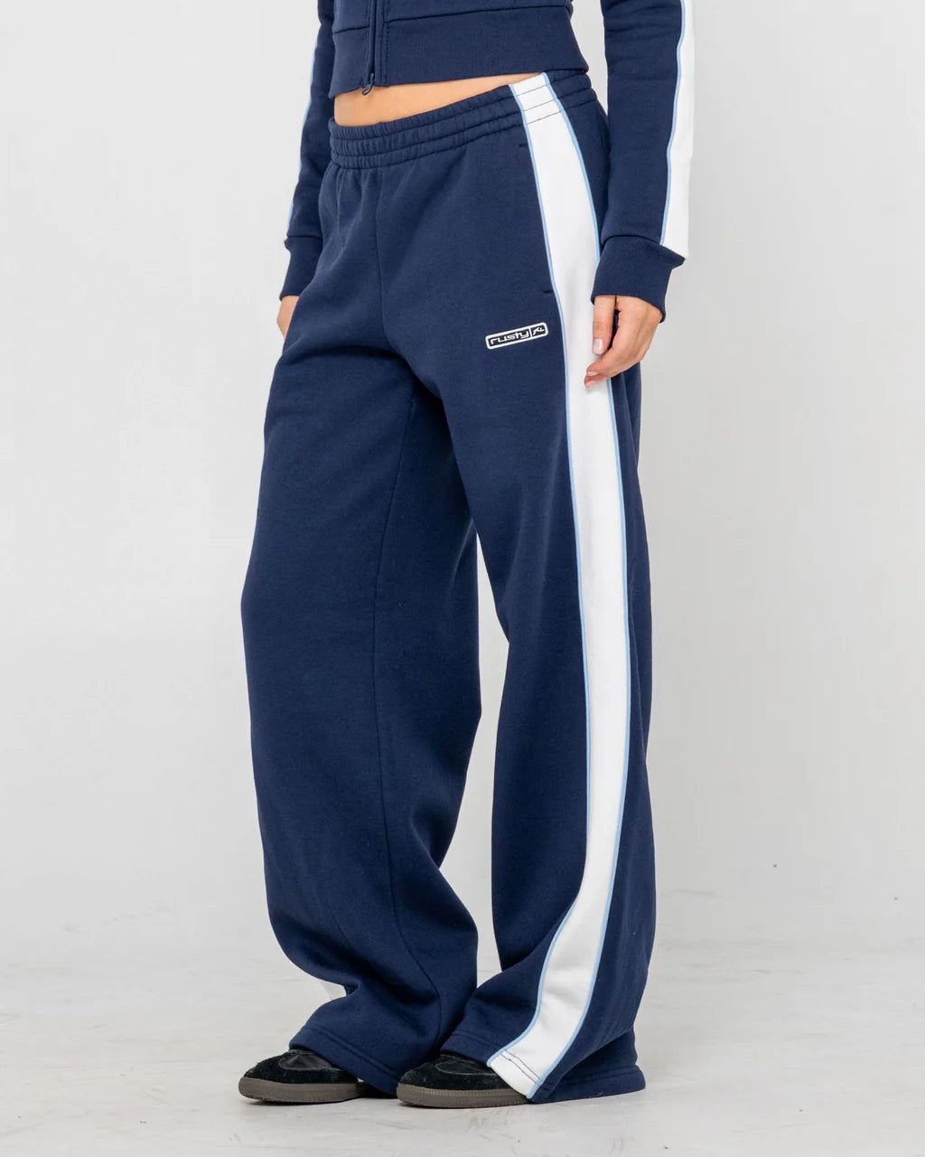 RUSTY RETRO LINES WIDE LEGTRACK PANTS