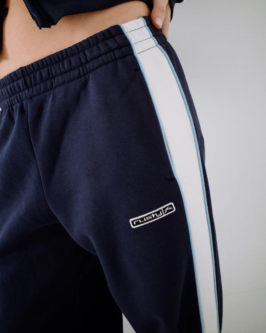 RUSTY RETRO LINES WIDE LEGTRACK PANTS