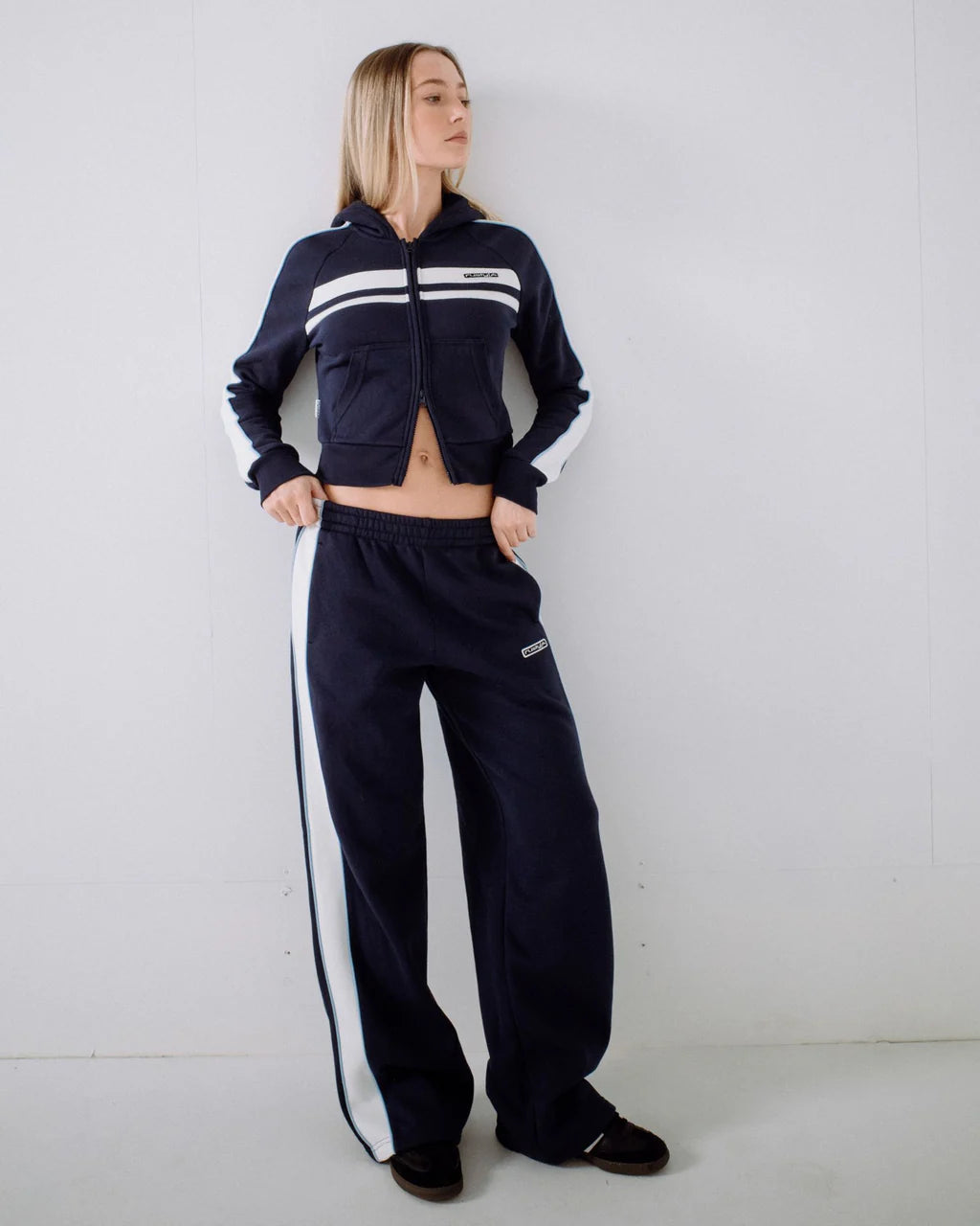 RUSTY RETRO LINES WIDE LEGTRACK PANTS