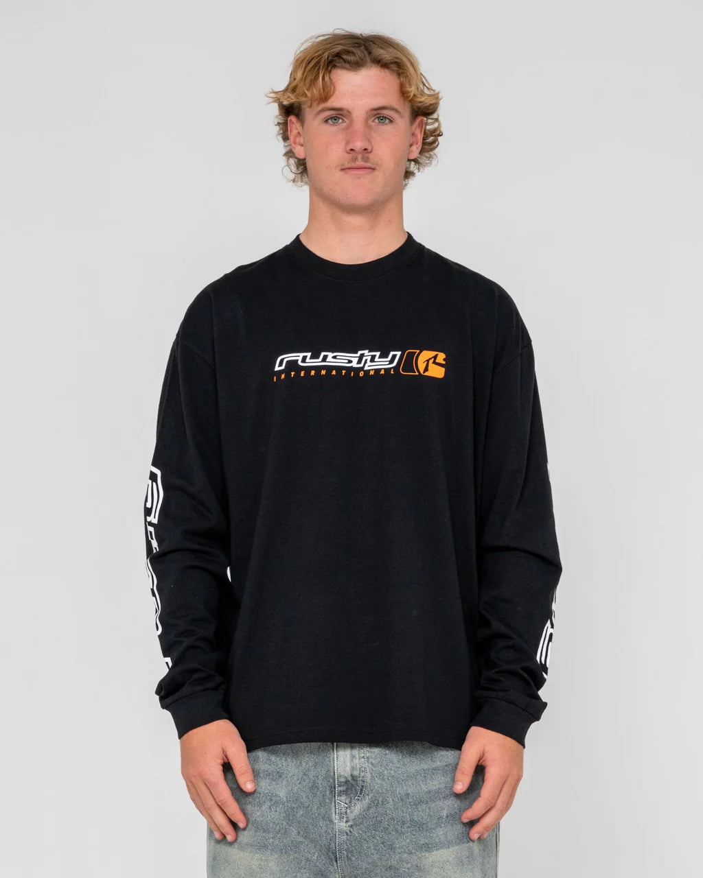 RUSTY MENS JETSETTER L/S TEE